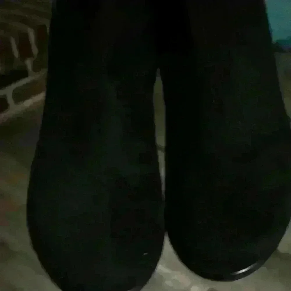 Donald J. Pliner Black Suede Heeled Boot with Faux Croc Embossing Size 6 1/2 M